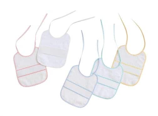 Babero punto de cruz rectangular Interbaby
