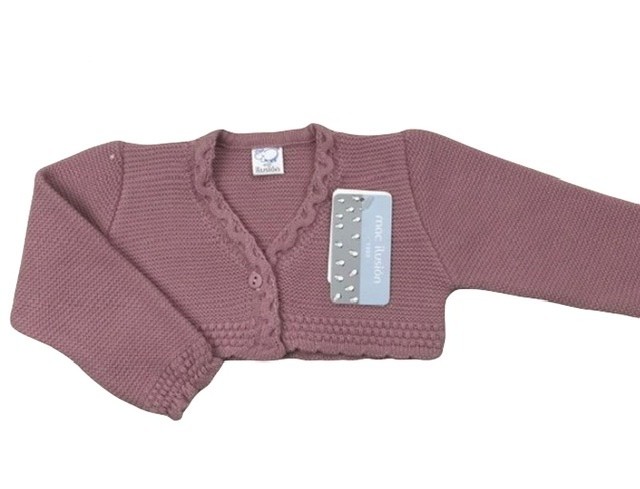 Bolero Orquídea Trenzado Bebé