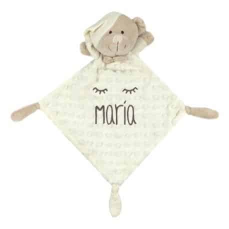 Dou Dou Apego Osito Bordado Crudo