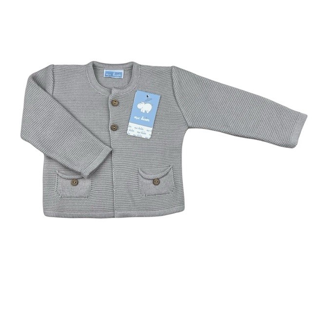 Chaqueta Bolsillos Gris Mac Ilusión