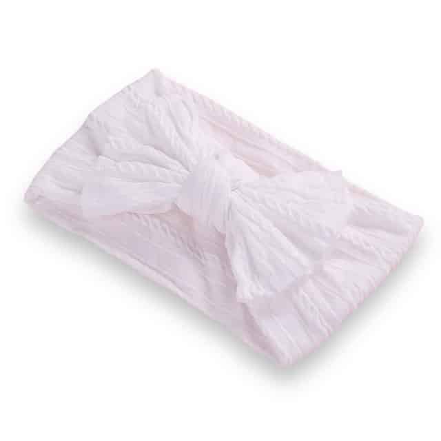 Turbante Trenzado Blanca
